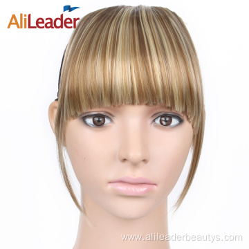 Synthetic Clip In Fringe Extension Fake Hair Fringe